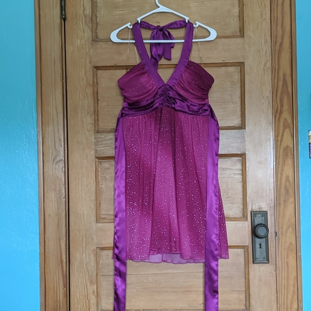 Sparkly Plum Dress